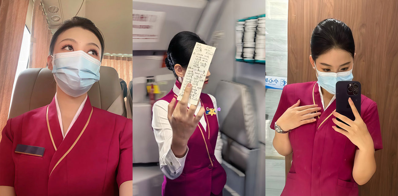 南方航空美女空姐竟然在推特上做福利姬與金主在飛機上廁所空震性愛視頻流出 - 18禁